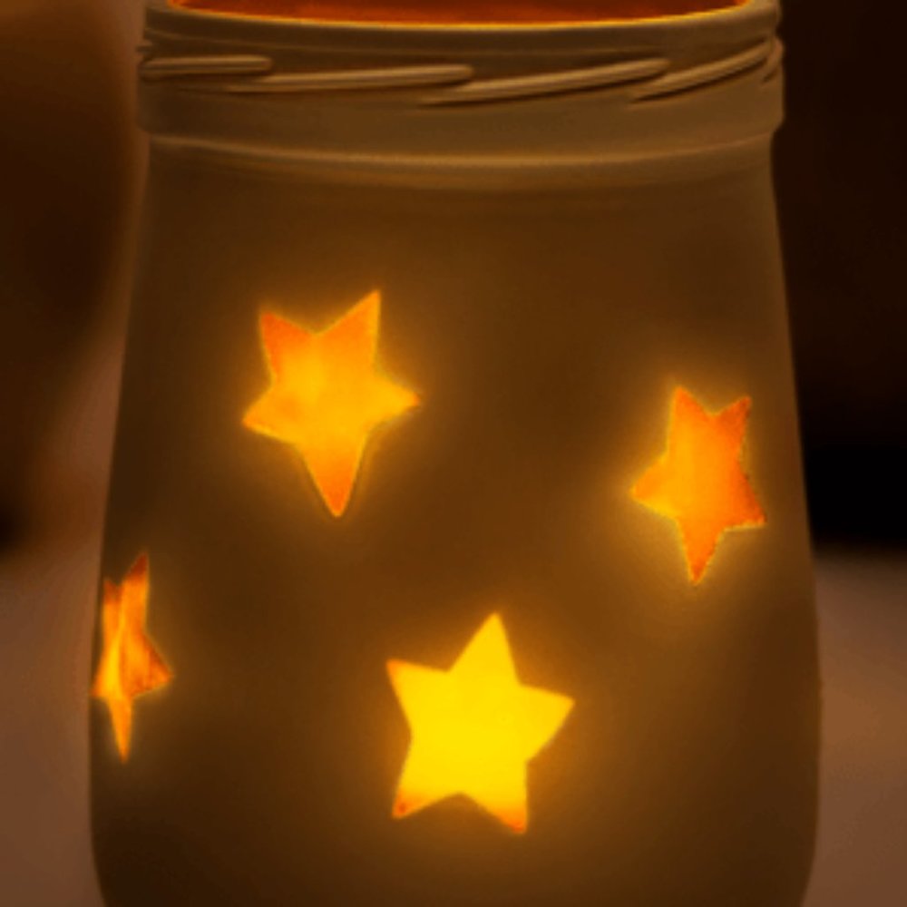 Homemade Baby Food Jar Nightlights